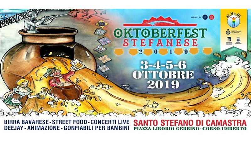 Oktoberfest Stefanese, fiumi di birra dal 3 al 6 ottobre a Santo Stefano di Camastra